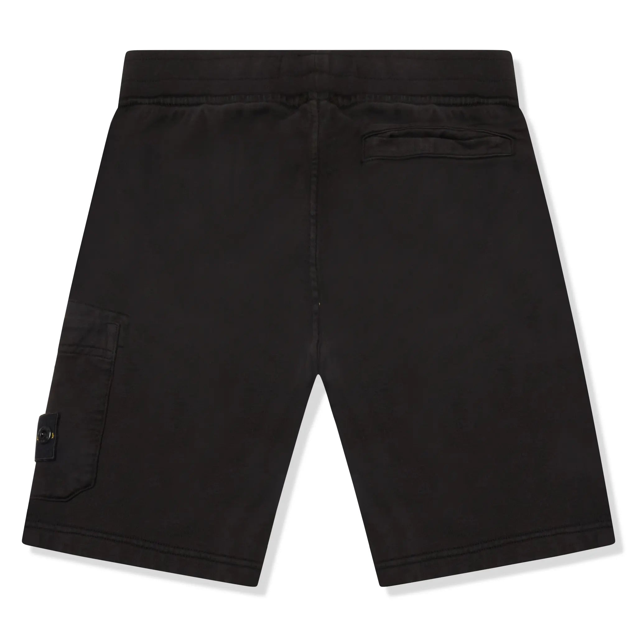 Back View of Preloved - Stone Island Junior Cotton Black Shorts
